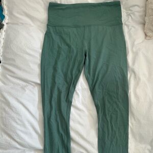 Athleta green leggings size small
